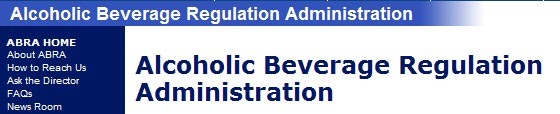 Visit the Washington DC Alcoholic Beverage Regulation Administration Website